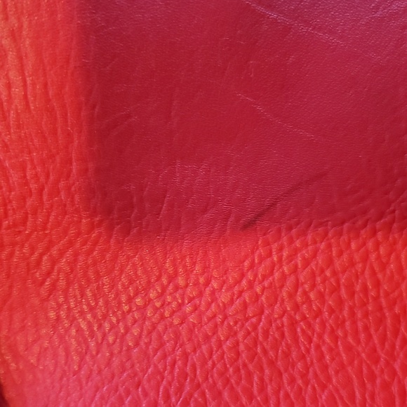 Olivia + Joy Red Tote with Gold Accents - Picture 10 of 11